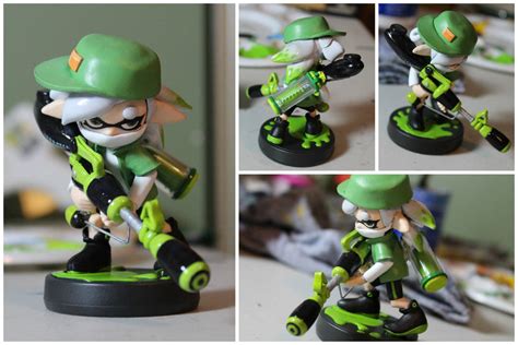 Custom Splatoon Agent 2 Amiibo By Pixelcollie On Deviantart