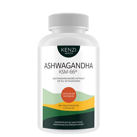 Ashwagandha Ksm 66 Kenzi 60 Capsules Kopen Spiruella Nl