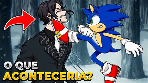 E SE SONIC ESTIVESSE EM DEMON SLAYER O QUE ACONTECERIA DEMON