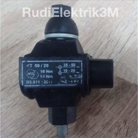 Jual Tap Konektor Kabel Listrik PLN Hitam Kedap Air SINARINDO 1 Baut