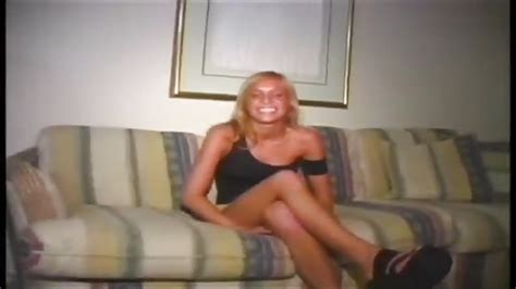 Blonde Gives Herself An Orgasm Porn300