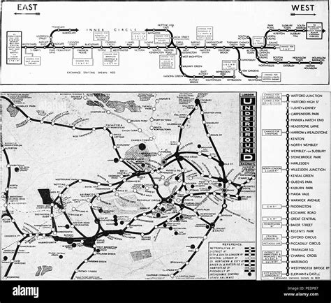 Underground Map London Archival Black And White Stock Photos And Images