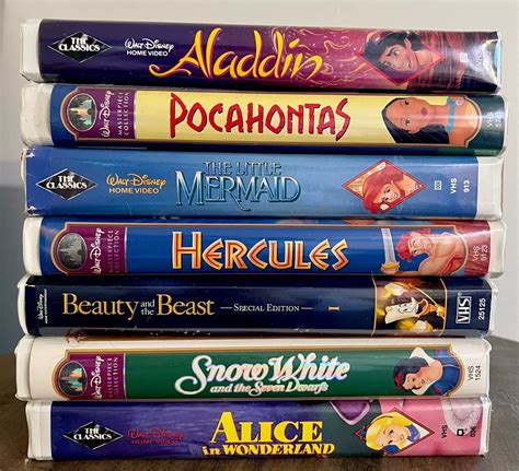 Disney Vhs Tapes Black Diamond Classic Walt Disney Walt Disney Classic