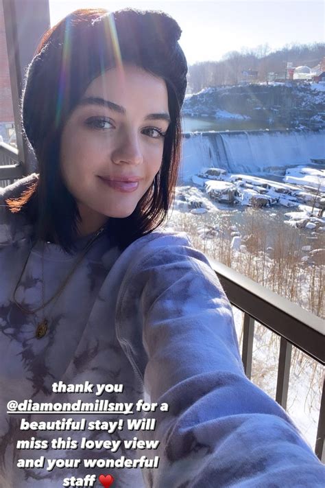 Lucy Hale Instagram Story December Star Style