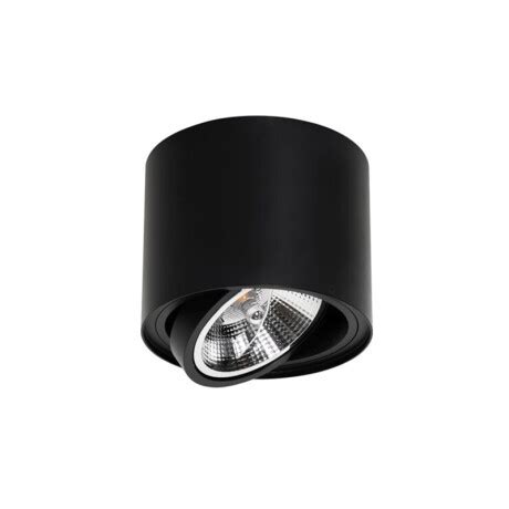 Downlight Lux Circular AR111 Machado Negro Unilux