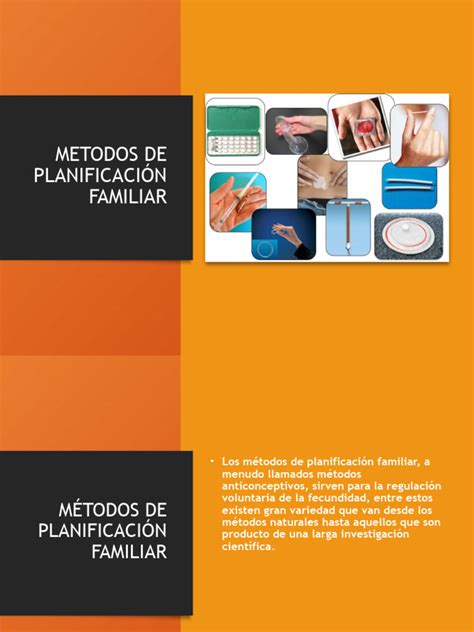 Métodos De Planificación Familiar Pdf Control De La Natalidad Ciclo Menstrual