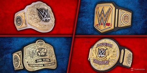 Every WWE Championship Design Under The Triple H Era, Ranked