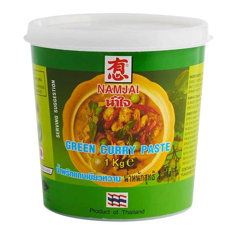 Green Curry Paste 1kg Namjai Brand