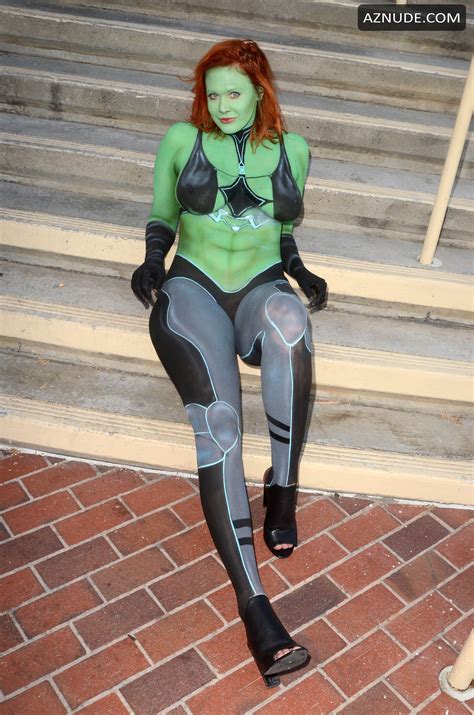 Maitland Ward Nude In Character Named Vetra By Airbrush Artist Luciano Paesani Aznude