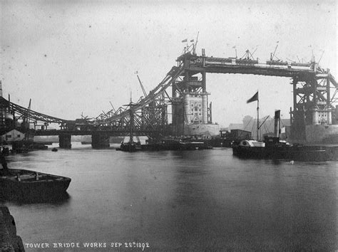 The Innovative Construction Of Londons Tower Bridge Seen Through Old