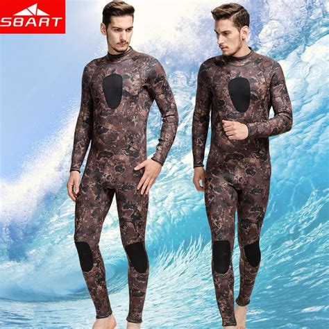 SBART New Spearfishing Neoprene Wetsuit 3mm Full Body Swimwear Driving