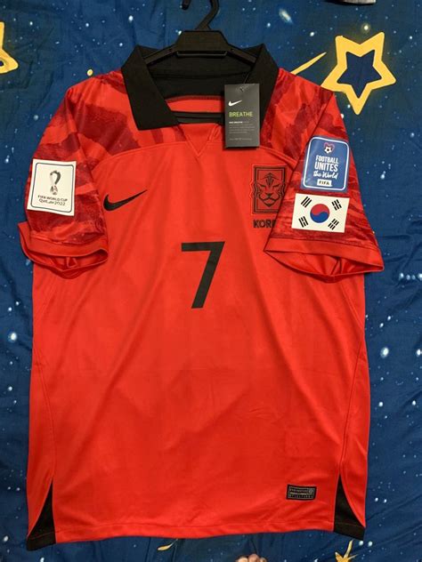 South Korea Home Jersey World Cup With Nameset And Patches Men S