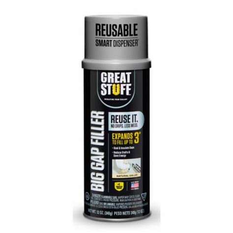 Great Stuff Smart Dispenser Big Gaps Ivory Polyurethane Foam Insulating Insulating Sealant 12