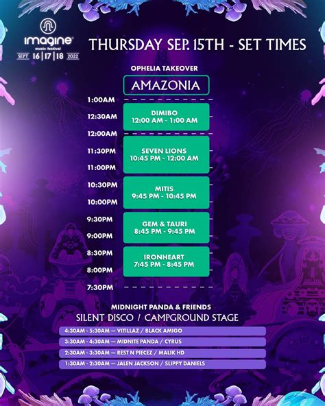 Imagine Music Festival 2022 Lineup Tickets Photos Schedule Map Spacelab Festival Guide