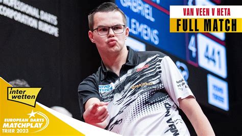 Record Average Van Veen V Heta European Darts Matchplay