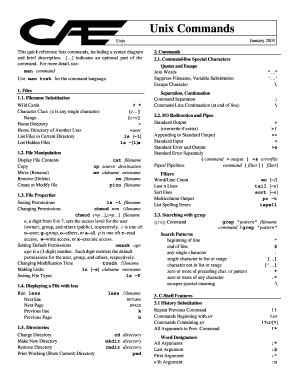 Fillable Online Inf Ed Ac Inf Command In Unix Form Fax Email Print