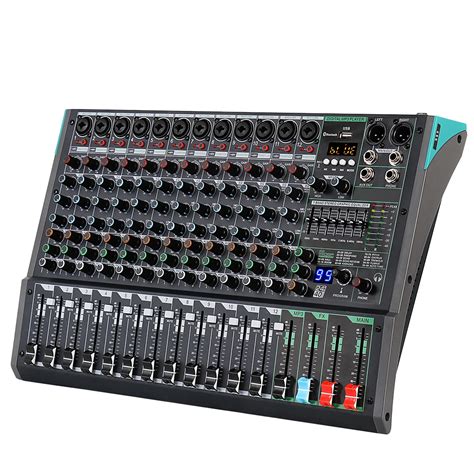 Biner Pa12 Professional Audio Mixer Sound Board Mixing Console Built In