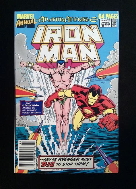 Iron Man Annual 10 Marvel Comics 1989 Nm Newsstand Comic Books