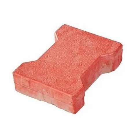 Balaji 60mm Red Concrete Dumbbell Paver Block At Rs 40 Sq Ft In