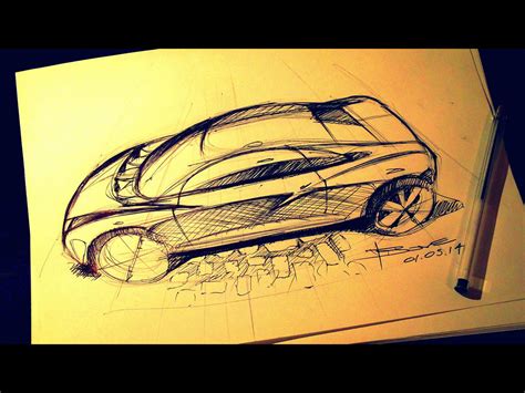 Hand Drawing and Sketching Tutorials - Car Body Design