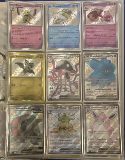 CARTE POKEMON EX Et Full Art Lot de 9 Cartes Ultra Rare Séries EV