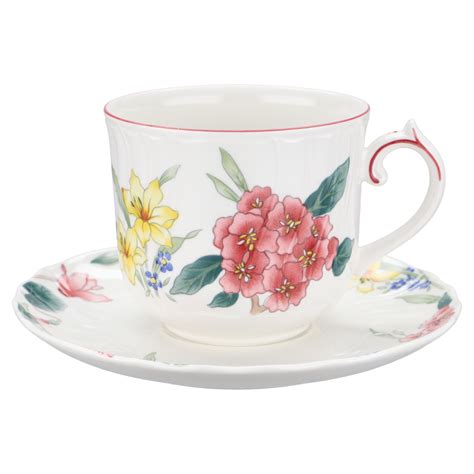 Frühstückstasse XL mit Untere Villeroy Boch Flora Bella online kaufen