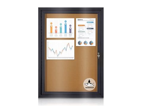 Enclosed Lockable Bulletin Board