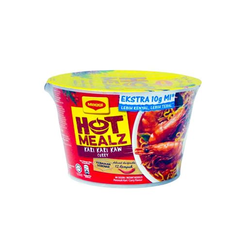 Maggi Hot Mealz Bowl Instant Noodles Kari Kari Kaw 89g DeGrocery