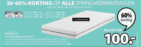 Dreamzone Plus S Springveermatras Korting Aanbieding Bij Jysk