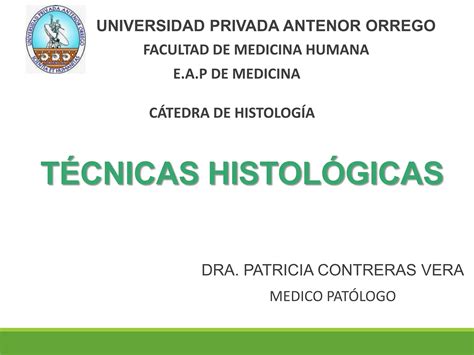 426753395 Tecnicas Histologicas Upao 2019 1 Pptppt