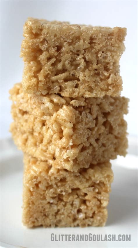 Most Delicious Rice Krispie Bars EVER!! - Glitter and Goulash