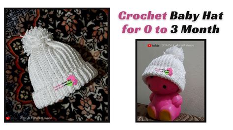 Diy Crochet Baby Hat For Newborn Easy Crochet Beanie Beginners