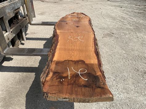 Live Edge White Oak Slab Le A Irion Lumber Company