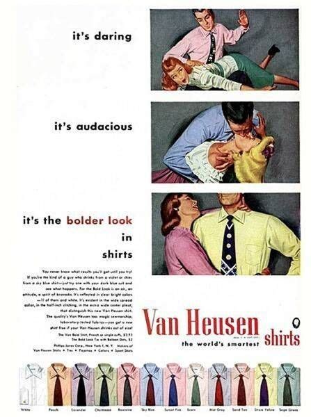 Buy A Van Heusen Shirt And You Can Beat You Wife Vintage Ads