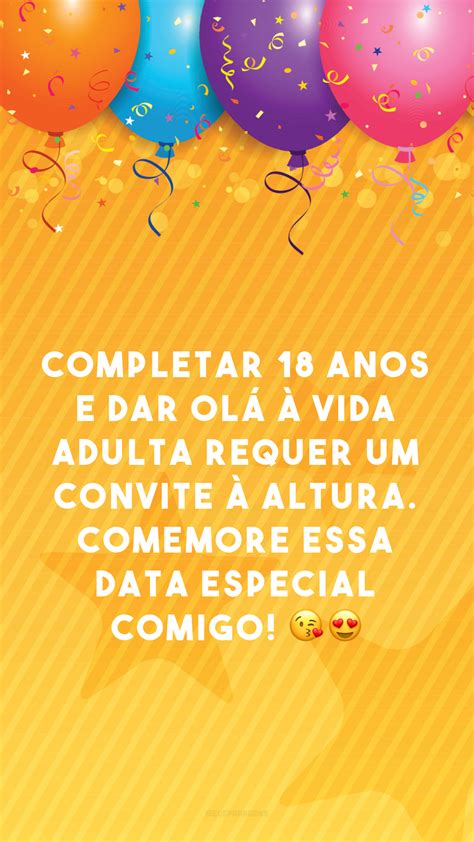 Frases De Convite De Anivers Rio Para Celebrar Muita Personalidade