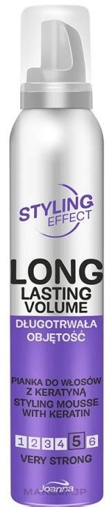 Joanna Styling Effect Styling Mousse With Keratin Very Strong Keratin