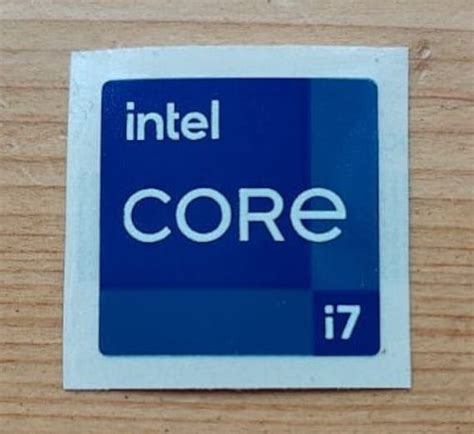 Intel Core I3 I5 I7 I9 Core Sticker 2 3 6 11 Generation Genuine Oem Etsy