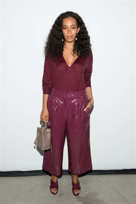 Pictures of Solange Knowles Wearing Brightly Colored Outfits at New ...