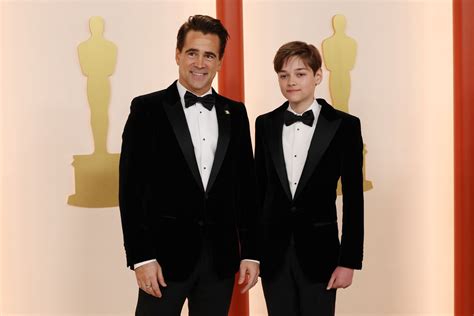 Colin Farrell Z Synem Henrym Tadeuszem Na Oscarach Dumny Ojciec Nastolatka