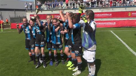 West Flames Club Brugge winnaar Beker van België WU13 in Denderleeuw op