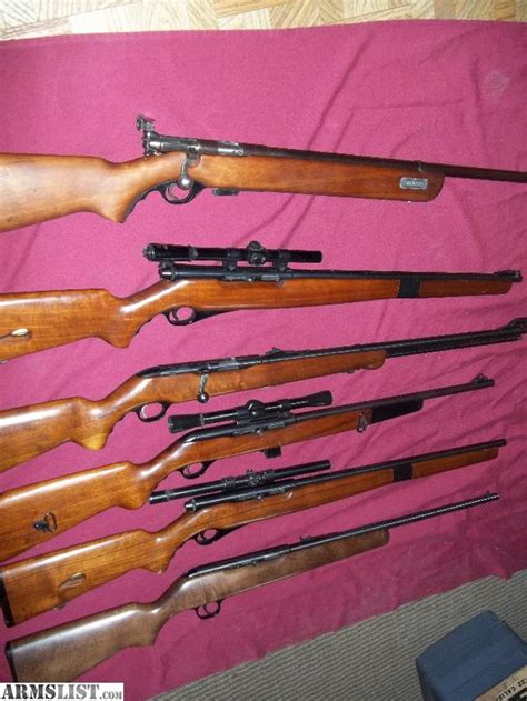 ARMSLIST - For Sale: (6)Vintage MOSSBERG .22 Rifles 44US,151M(a),151M(b),346B,352,380