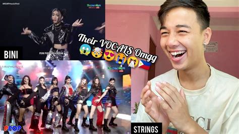 Bini Performs Strings Live On Asap Natin To Reaction Youtube