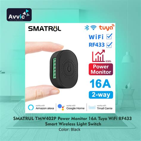 Smatrul Mini Tmw P Power Monitor Modul Saklar Pintar A Tuya Wifi