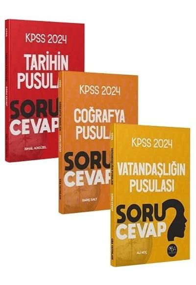 2024 KPSS Tarihin Coğrafyanın Vatandaşlığın Pusulası Soru Cevap 3 lü