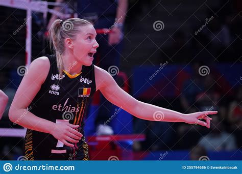 Thailand Vs Belgium Vnl Pool Match Editorial Photo Image Of Sports