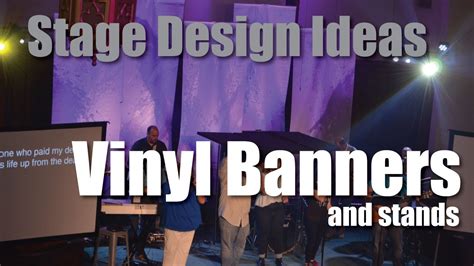 Church Stage Design Ideas Vinly Banners And Stands Youtube