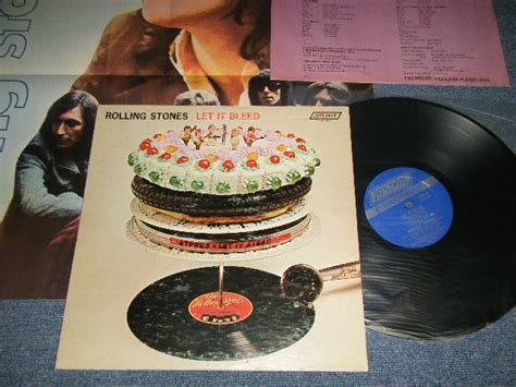 The Rolling Stones Let It Bleed With Poster Inner Sleeve Matrix