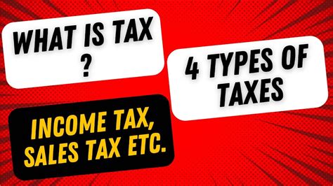 What Is Tax Types Of Taxes Types Of Income Taxes Types Of Sales