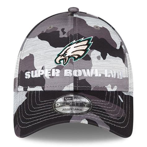 New Era Camo Philadelphia Eagles Super Bowl Lvii 9forty Adjustable Hat ...