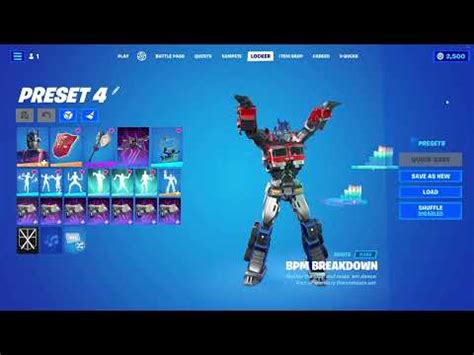 Fortnite New Bpm Breakdown Emote Youtube